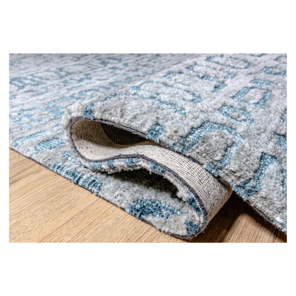 Tapete Decorativo para Recepción - LAVIN BALLY N2002 - Azul Gris - Rectangular Varias Medidas - N2002 - 60 x 90 - LAVIN - NOGAL BEAT - Tapetes