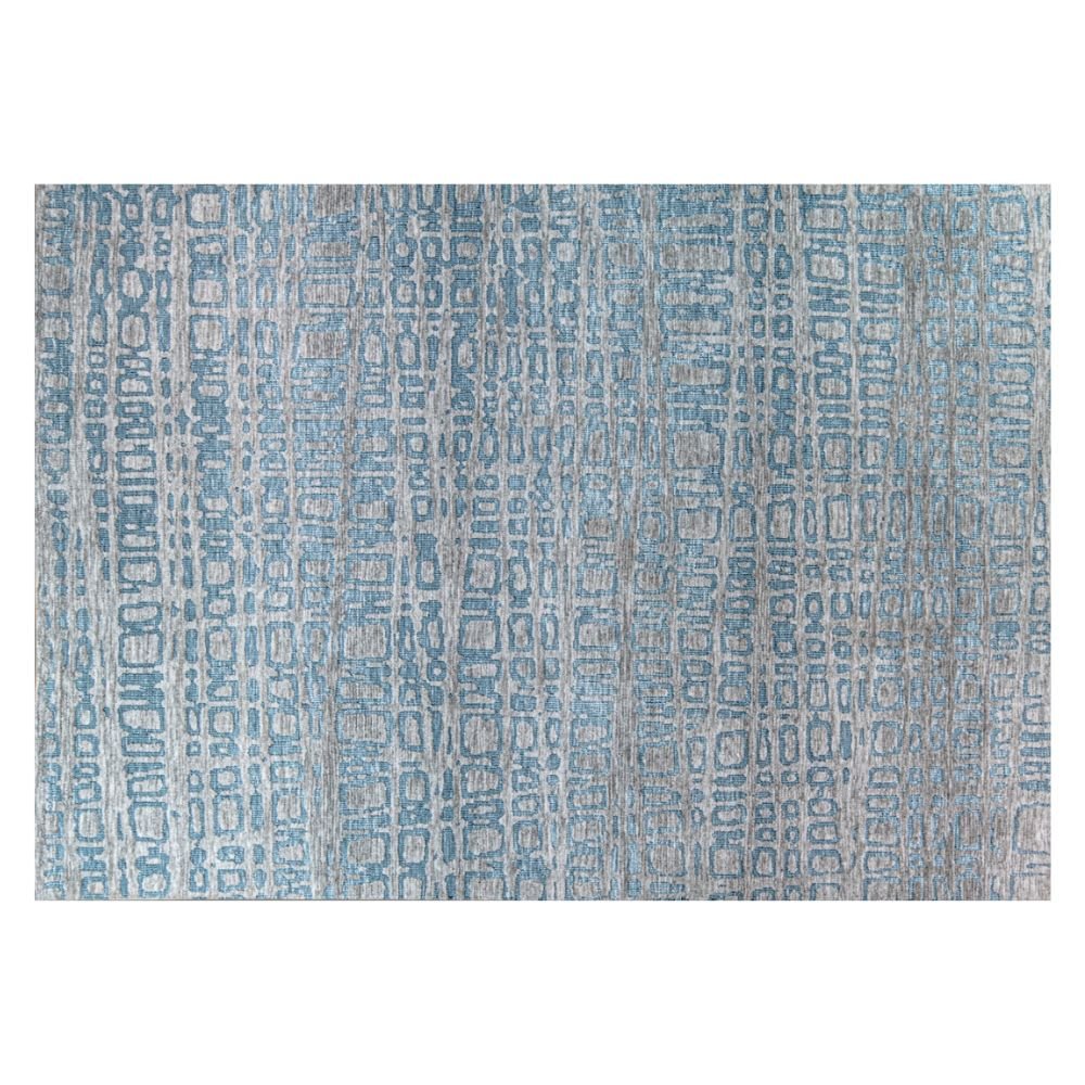 Tapete Decorativo para Recepción - LAVIN BALLY N2002 - Azul Gris - Rectangular Varias Medidas - N2002 - 60 x 90 - LAVIN - NOGAL BEAT - Tapetes