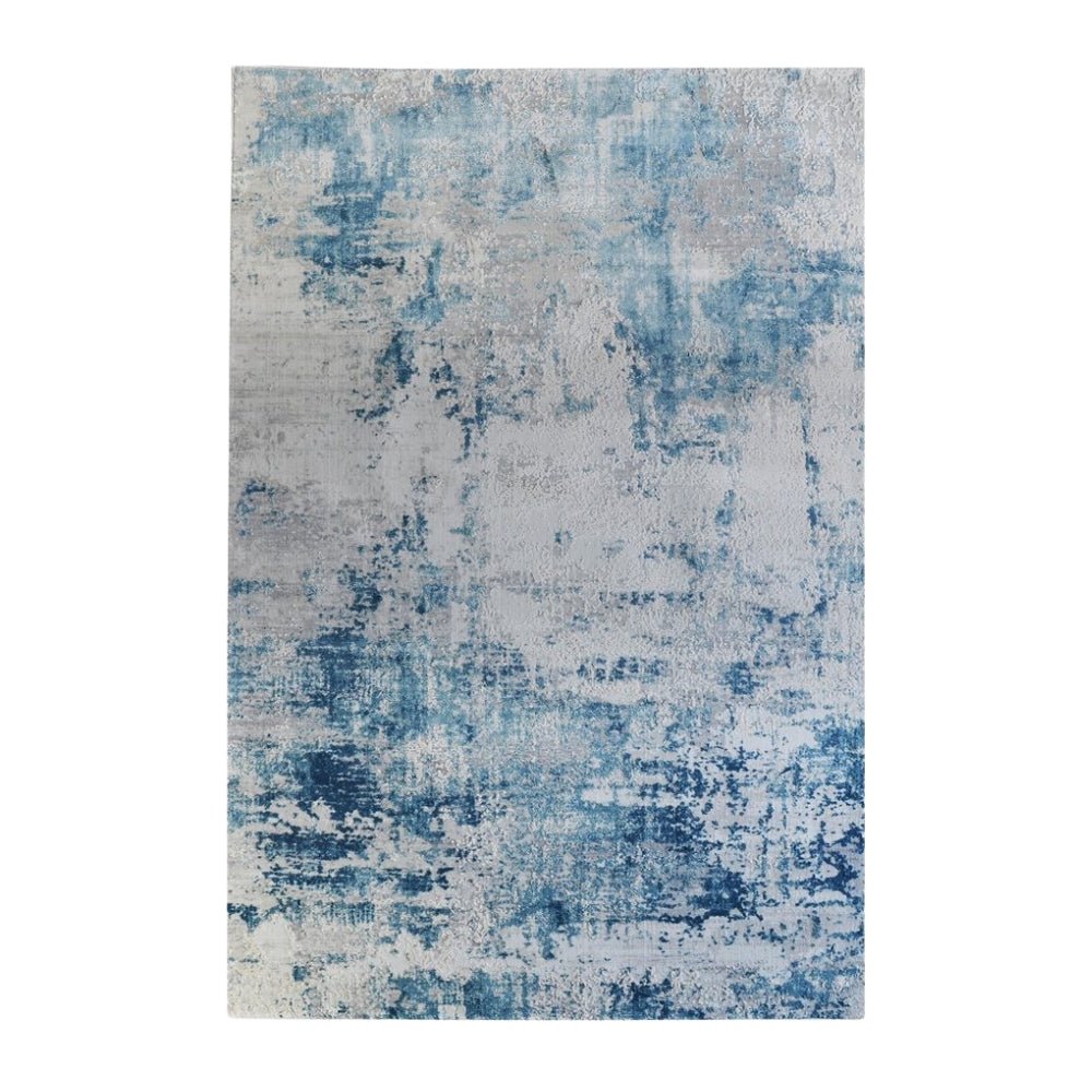 Tapete Decorativo para Recepción - LAVIN KEMER T2033 - Crema Azul - Rectangular Varias Medidas - T2033 - 60 x 90 - LAVIN - NOGAL BEAT - Tapetes