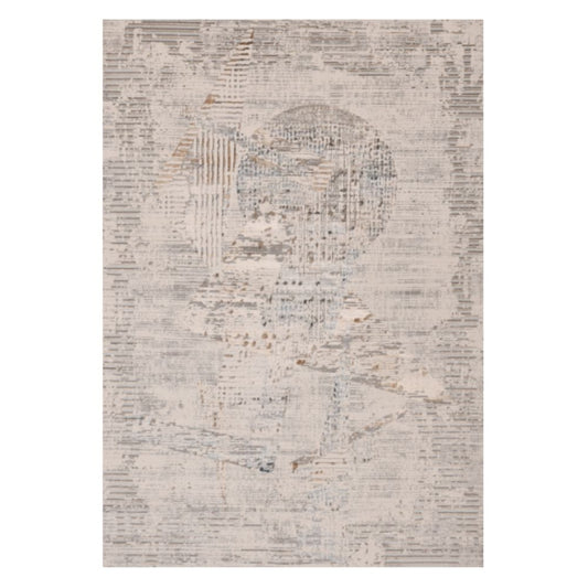 Tapete Decorativo para Recibidor - LAVIN ZARIA T2234 - Gris Crema - Rectangular y Circular Varias Medidas - T2234 - 60 x 90 - LAVIN - NOGAL BEAT - Tapetes