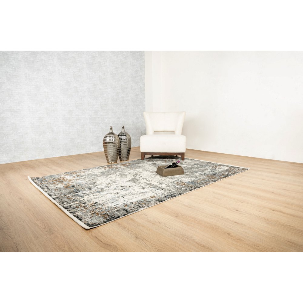 TAPETE LAVIN AMALFI T2166 | Tapete Decorativo Sala Estar Recepcion Hotel | Tono Gris Oro | Varias Medidas | Rectangular | Interior - T2166-160 X230 - LAVIN - NOGAL BEAT - Tapetes