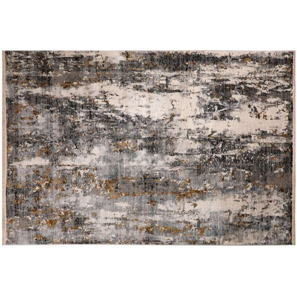 TAPETE LAVIN AMALFI T2168 | Tapete Decorativo Sala Estar Departamento | Tono Gris Oro | Varias Medidas | Rectangular | Interior - T2168-160 X230 - LAVIN - NOGAL BEAT - Tapetes