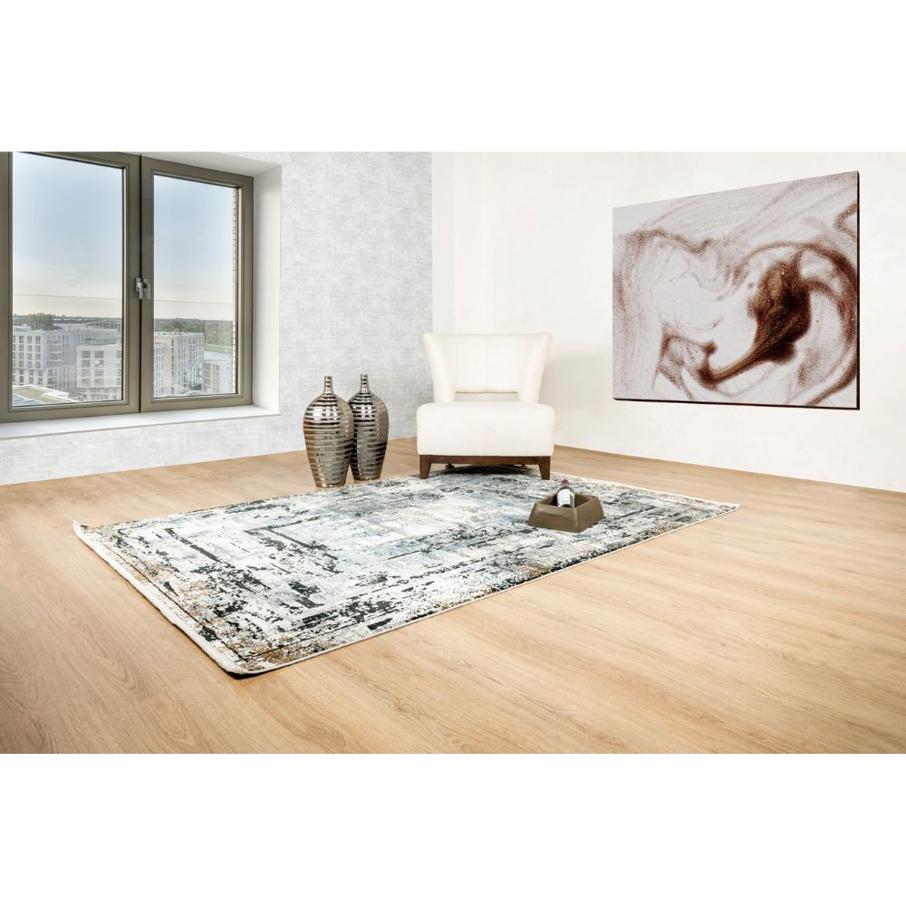 TAPETE LAVIN AMALFI T2243 | Tapete Decorativo Hotel Habitación Hogar | Tono Gris Oro | Varias Medidas | Rectangular | Interior - T2243-160 X230 - LAVIN - NOGAL BEAT - Tapetes