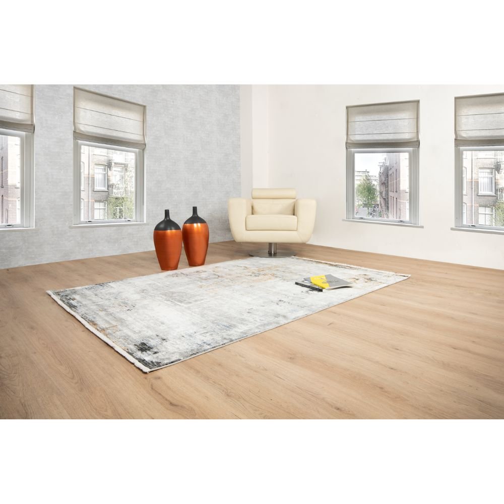TAPETE LAVIN AMALFI T2283 | Tapete Decorativo Hotel Habitación Hogar | Tono Crema Gris Oro | Varias Medidas | Rectangular | Interior - T2283-160 X230 - LAVIN - NOGAL BEAT - Tapetes