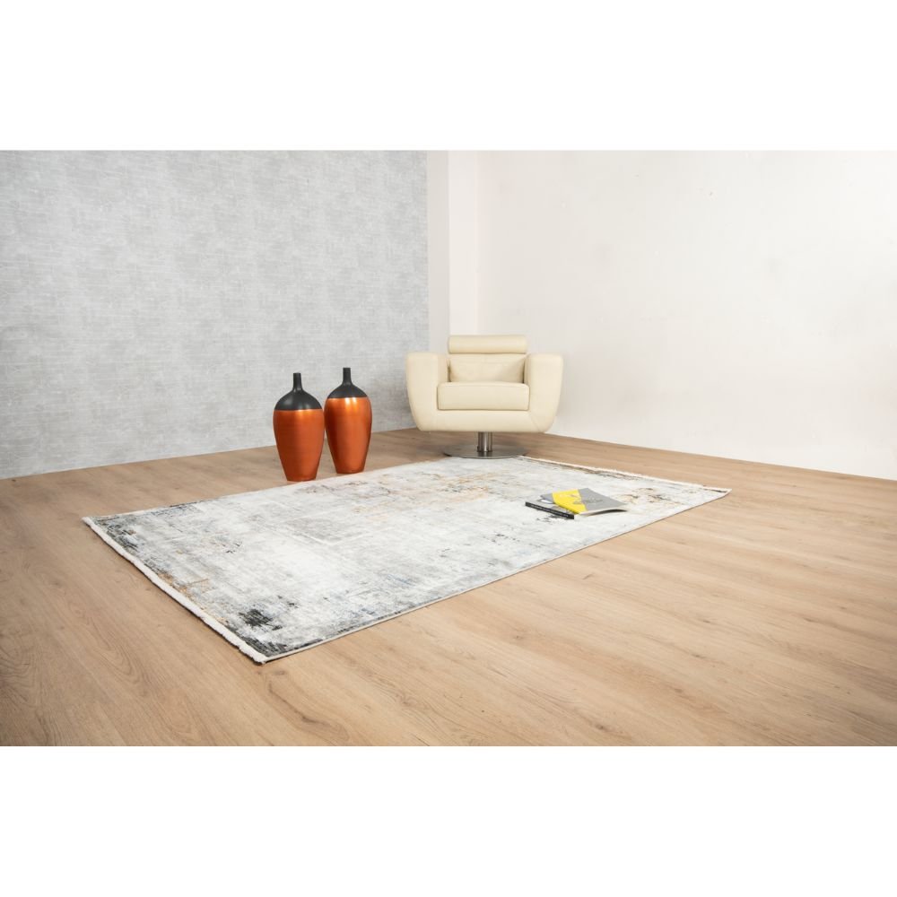 TAPETE LAVIN AMALFI T2283 | Tapete Decorativo Hotel Habitación Hogar | Tono Crema Gris Oro | Varias Medidas | Rectangular | Interior - T2283-160 X230 - LAVIN - NOGAL BEAT - Tapetes