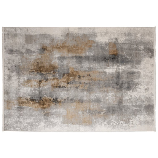 TAPETE LAVIN AMALFI T2286 | Tapete Decorativo Decoración Hogar Departamento | Tono Crema Gris Oro | Varias Medidas | Rectangular | Interior - T2286-160 X230 - LAVIN - NOGAL BEAT - Tapetes