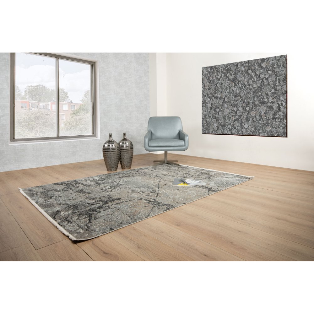 TAPETE LAVIN AMALFI T2290 | Tapete Decorativo Recepción Habitación Hotel | Tono Crema Gris Oro | Varias Medidas | Rectangular | Interior - T2290-160 X230 - LAVIN - NOGAL BEAT - Tapetes