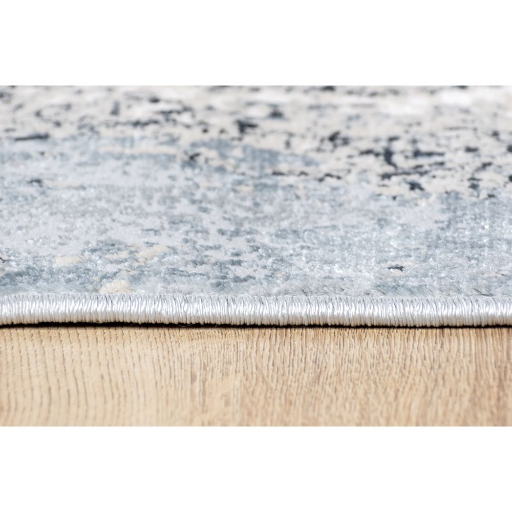 TAPETE LAVIN BELMA U6025 | Tapete Decorativo para Recepción Hotel Hogar Departamento Sala | PLATA NEGRO | Varias Medidas | Rectangular | Interior - U6025-60 x 90 - LAVIN - NOGAL BEAT - Tapetes