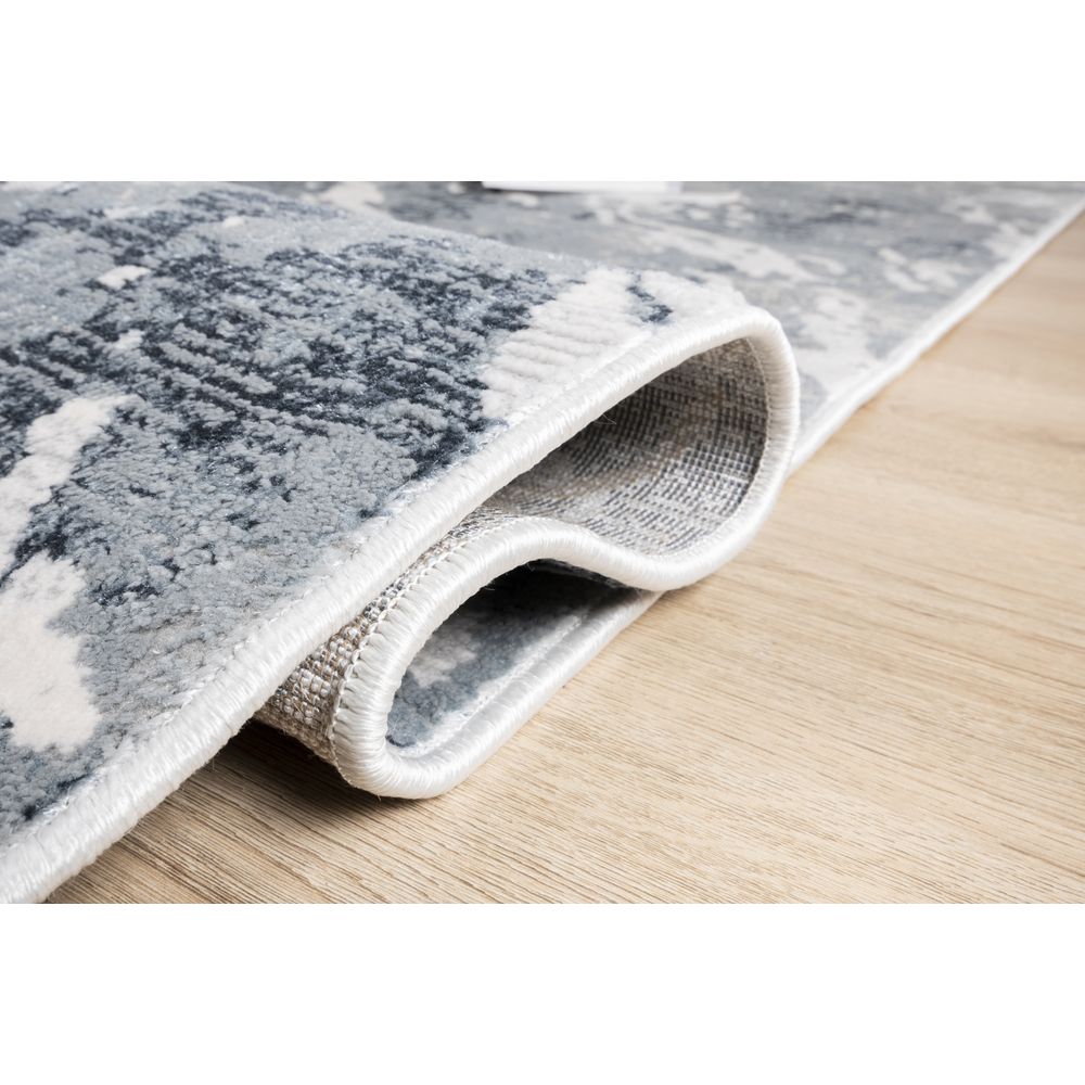 TAPETE LAVIN BELMA U6027 | Tapete Decorativo para Recepción Hotel Hogar Departamento Sala | PLATA NEGRO | Varias Medidas | Rectangular | Interior - U6027-60 x 90 - LAVIN - NOGAL BEAT - Tapetes