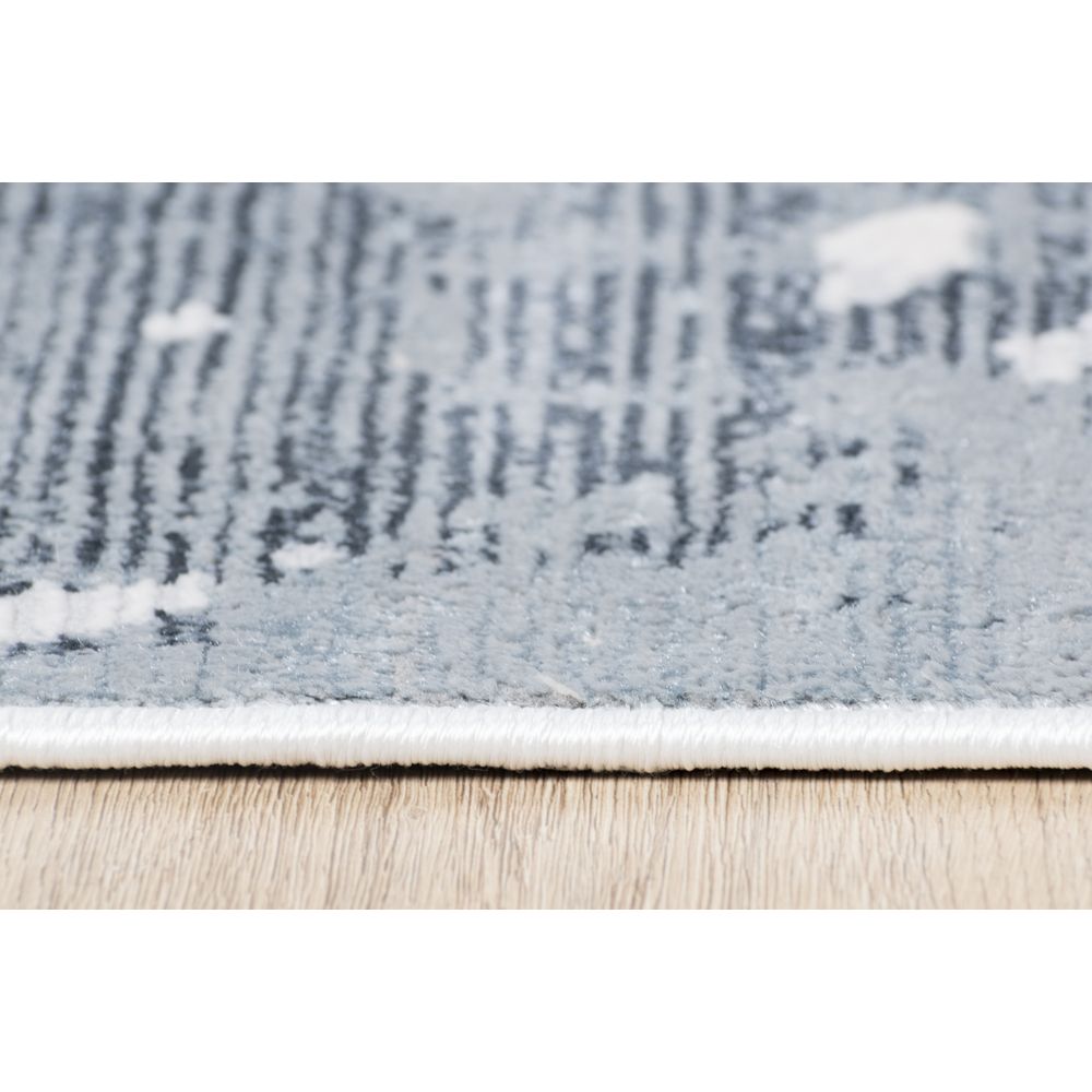 TAPETE LAVIN BELMA U6027 | Tapete Decorativo para Recepción Hotel Hogar Departamento Sala | PLATA NEGRO | Varias Medidas | Rectangular | Interior - U6027-60 x 90 - LAVIN - NOGAL BEAT - Tapetes