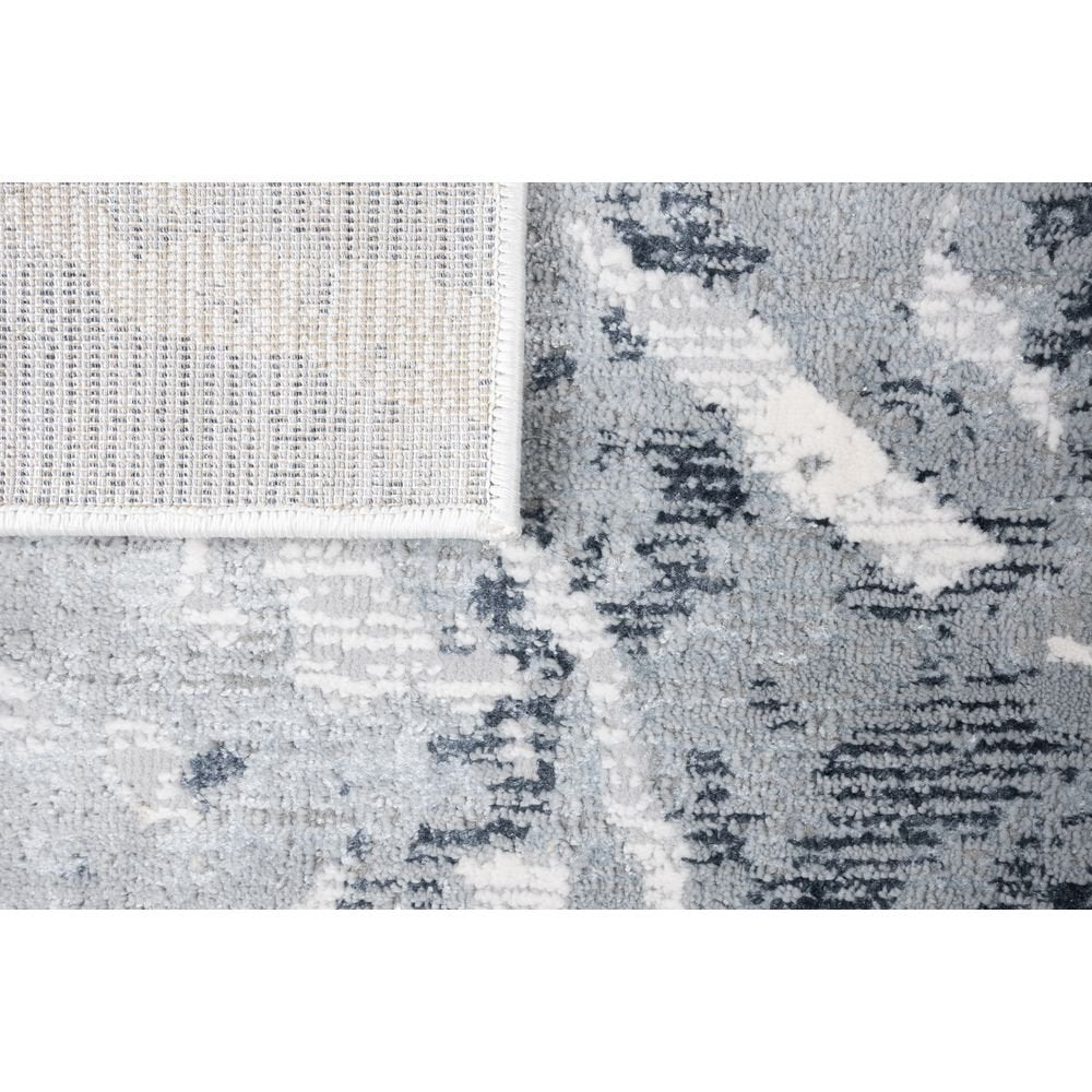 TAPETE LAVIN BELMA U6027 | Tapete Decorativo para Recepción Hotel Hogar Departamento Sala | PLATA NEGRO | Varias Medidas | Rectangular | Interior - U6027-60 x 90 - LAVIN - NOGAL BEAT - Tapetes