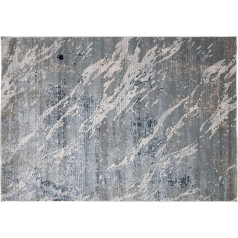 TAPETE LAVIN BELMA U6027 | Tapete Decorativo para Recepción Hotel Hogar Departamento Sala | PLATA NEGRO | Varias Medidas | Rectangular | Interior - U6027-60 x 90 - LAVIN - NOGAL BEAT - Tapetes