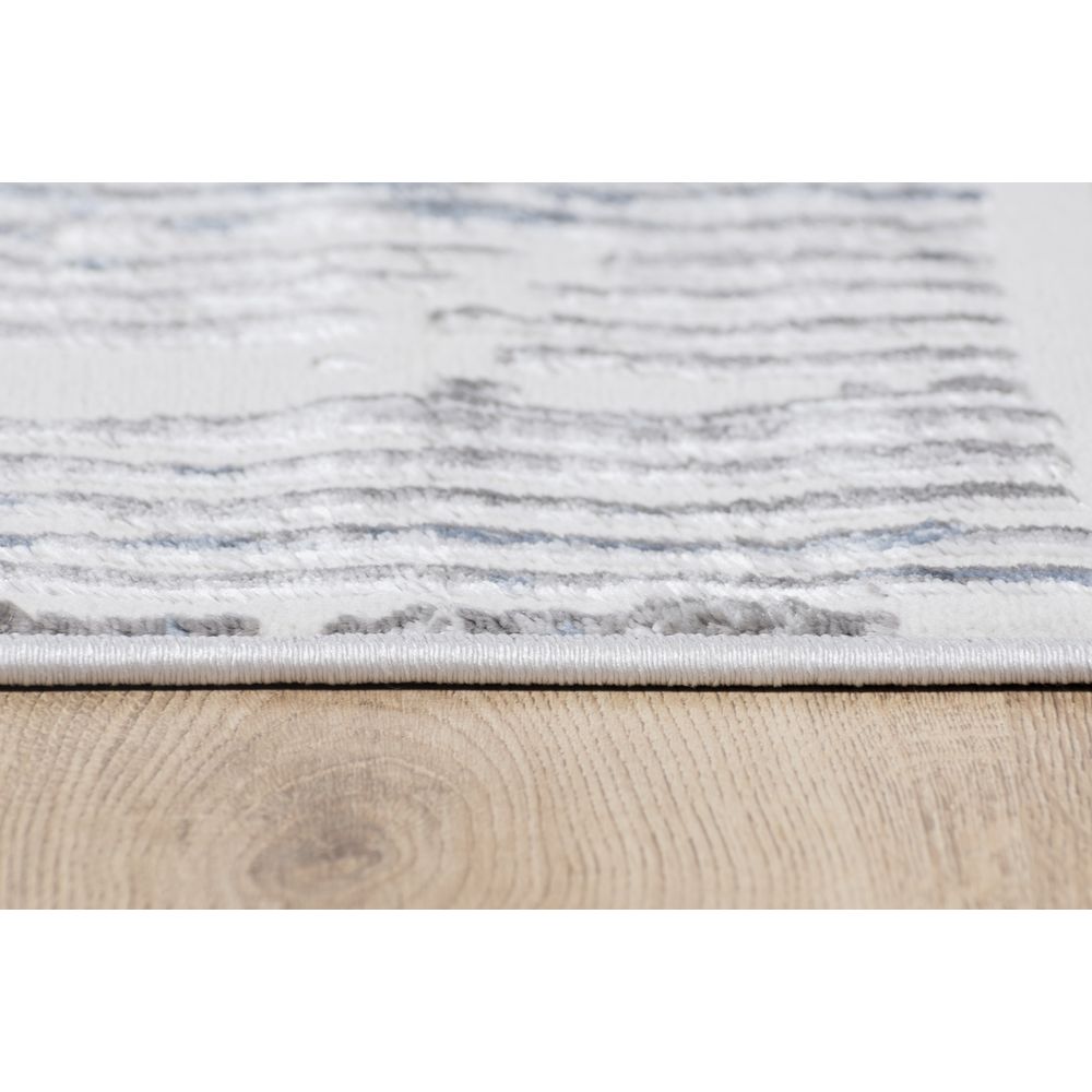 TAPETE LAVIN BETSY U5018 | Tapete Decorativo para Recepción Hotel Hogar Departamento Sala | CREMA GRIS AZUL | Varias Medidas | Rectangular | Interior - U5018-60 x 90 - LAVIN - NOGAL BEAT - Tapetes