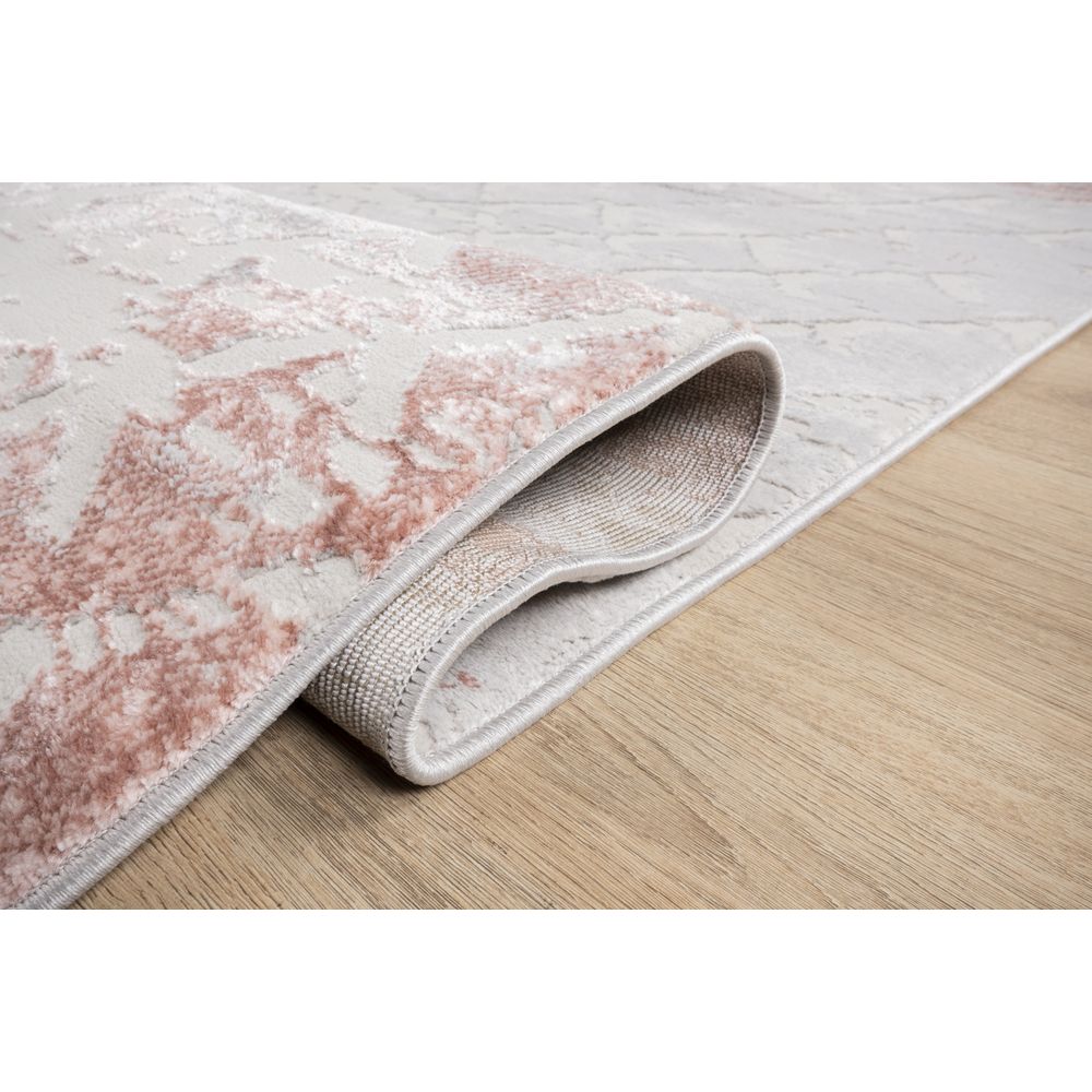 TAPETE LAVIN BETSY U5021 | Tapete Decorativo para Recepción Hotel Hogar Departamento Sala | CREMA GRIS ROSA | Varias Medidas | Rectangular | Interior - U5021-60 x 90 - LAVIN - NOGAL BEAT - Tapetes