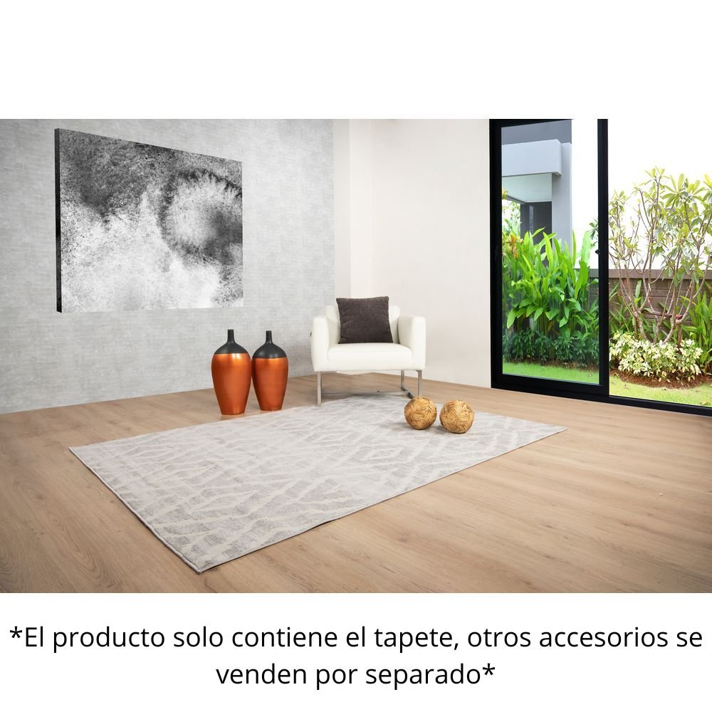 TAPETE LAVIN BETSY U5022 | Tapete Decorativo para Recepción Hotel Hogar Departamento Sala | CREMA GRIS | Varias Medidas | Rectangular | Interior - U5022-60 x 90 - LAVIN - NOGAL BEAT - Tapetes