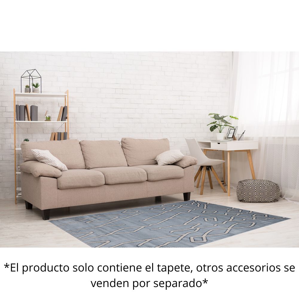 TAPETE LAVIN BETSY U5023 | Tapete Decorativo para Recepción Hotel Hogar Departamento Sala | CREMA GRIS | Varias Medidas | Rectangular | Interior - U5023-60 x 90 - LAVIN - NOGAL BEAT - Tapetes