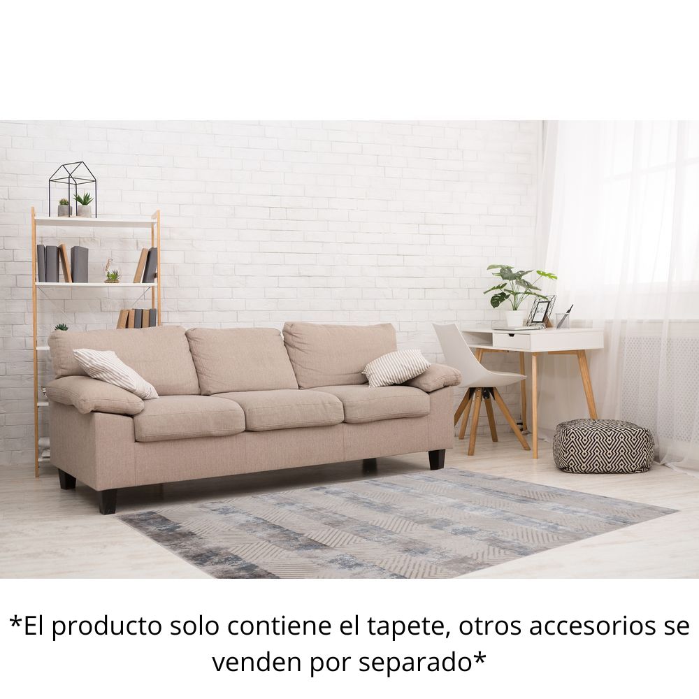 TAPETE LAVIN BETSY U5024 | Tapete Decorativo para Recepción Hotel Hogar Departamento Sala | CREMA GRIS | Varias Medidas | Rectangular | Interior - U5024-60 x 90 - LAVIN - NOGAL BEAT - Tapetes