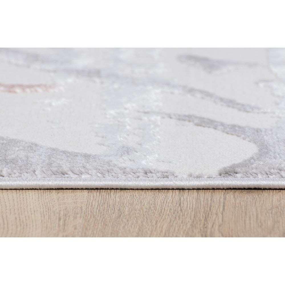 TAPETE LAVIN BETSY U5025 | Tapete Decorativo para Recepción Hotel Hogar Departamento Sala | CREMA GRIS ROSA | Varias Medidas | Rectangular | Interior - U5025-60 x 90 - LAVIN - NOGAL BEAT - Tapetes