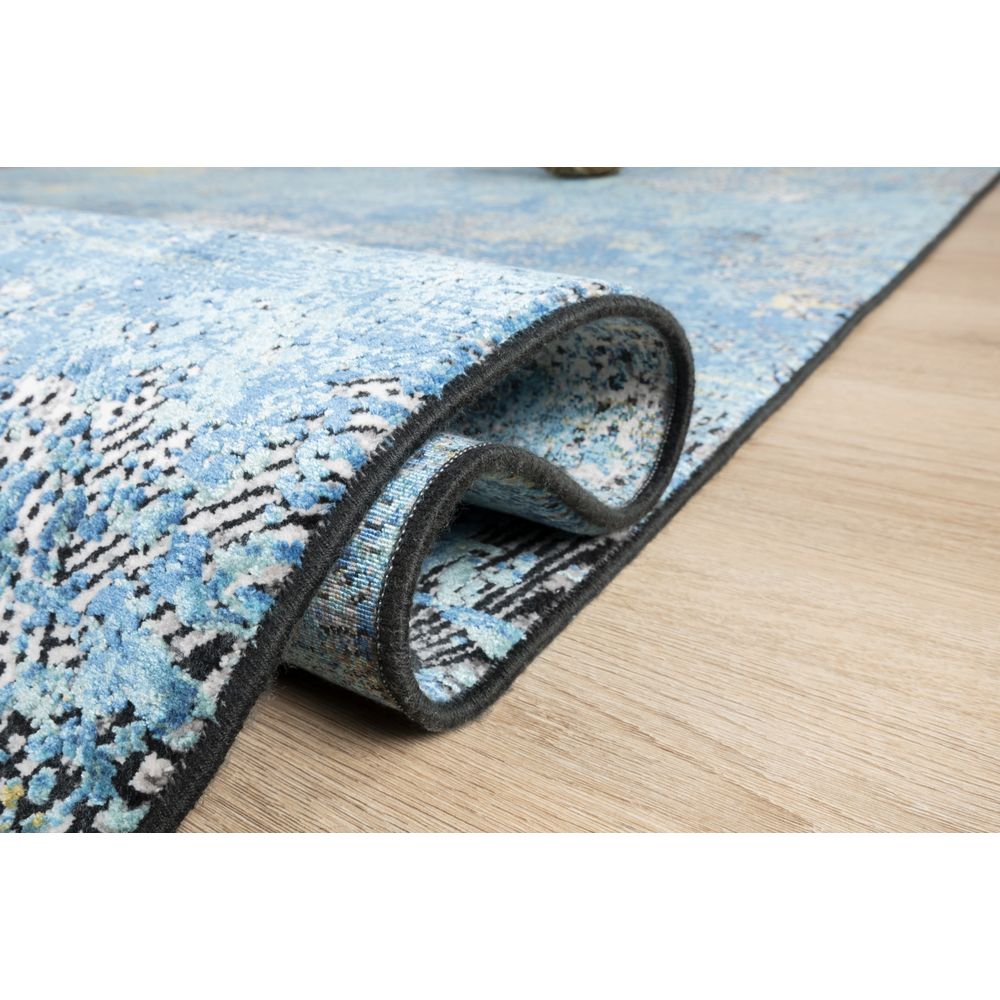 TAPETE LAVIN CIVITA T2265 | Tapete Decorativo para Recepción Hotel Hogar Departamento Sala | TURQUESA GRIS ORO | Varias Medidas | Rectangular | Interior - T2265-160 X230 - LAVIN - NOGAL BEAT - Tapetes