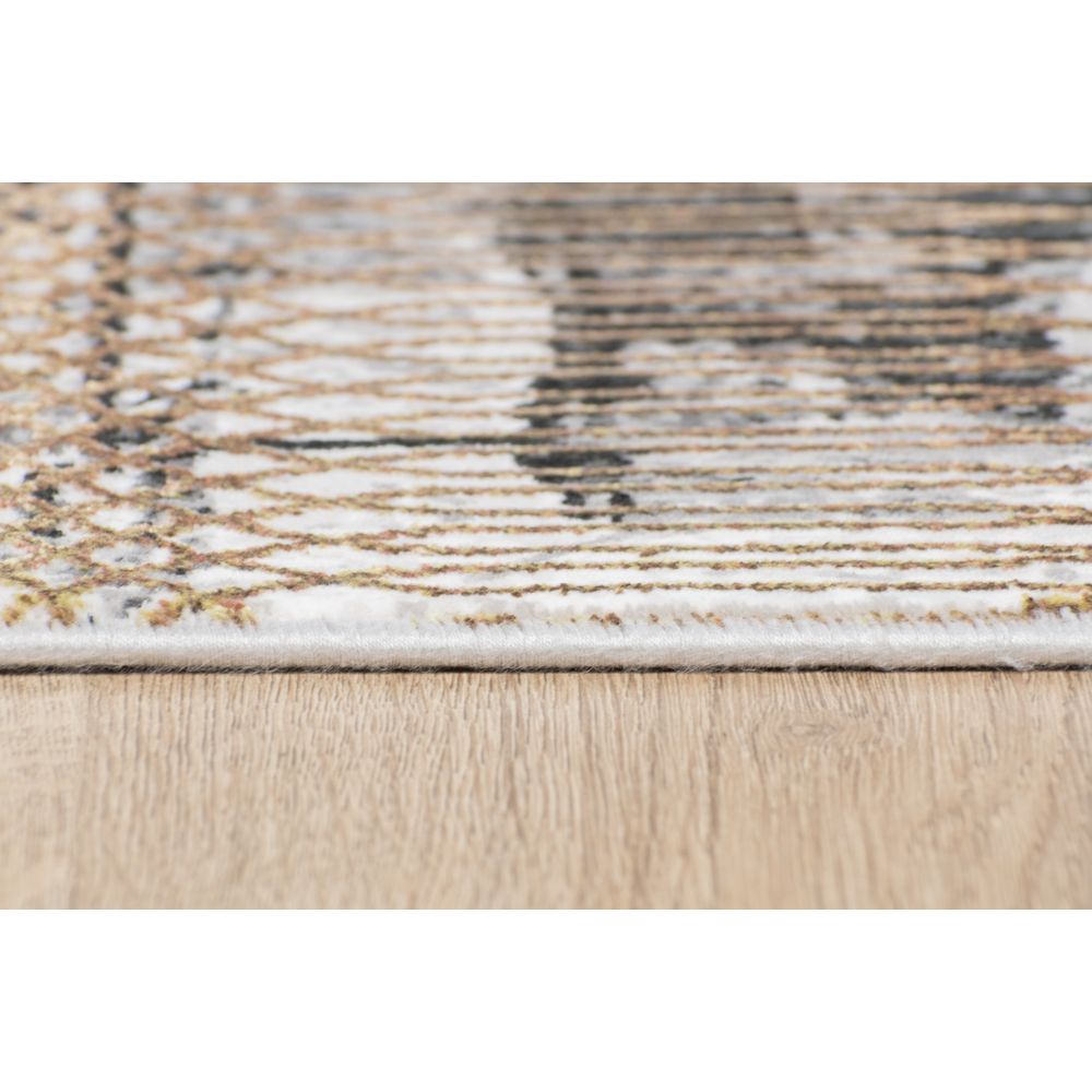 TAPETE LAVIN CIVITA T2270 | Tapete Decorativo para Recepción Hotel Hogar Departamento Sala | CREMA GRIS ORO | Varias Medidas | Rectangular | Interior - T2270-160 X230 - LAVIN - NOGAL BEAT - Tapetes