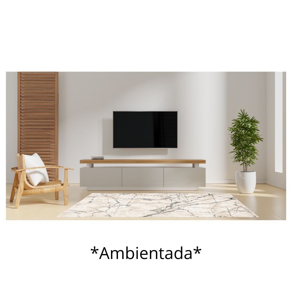 TAPETE LAVIN DALIA T2328 | Tapete Decorativo para Recepción Hotel Hogar Departamento Sala | GRIS CREMA | Varias Medidas | Rectangular | Interior - T2328-60 x 90 - LAVIN - NOGAL BEAT - Tapetes