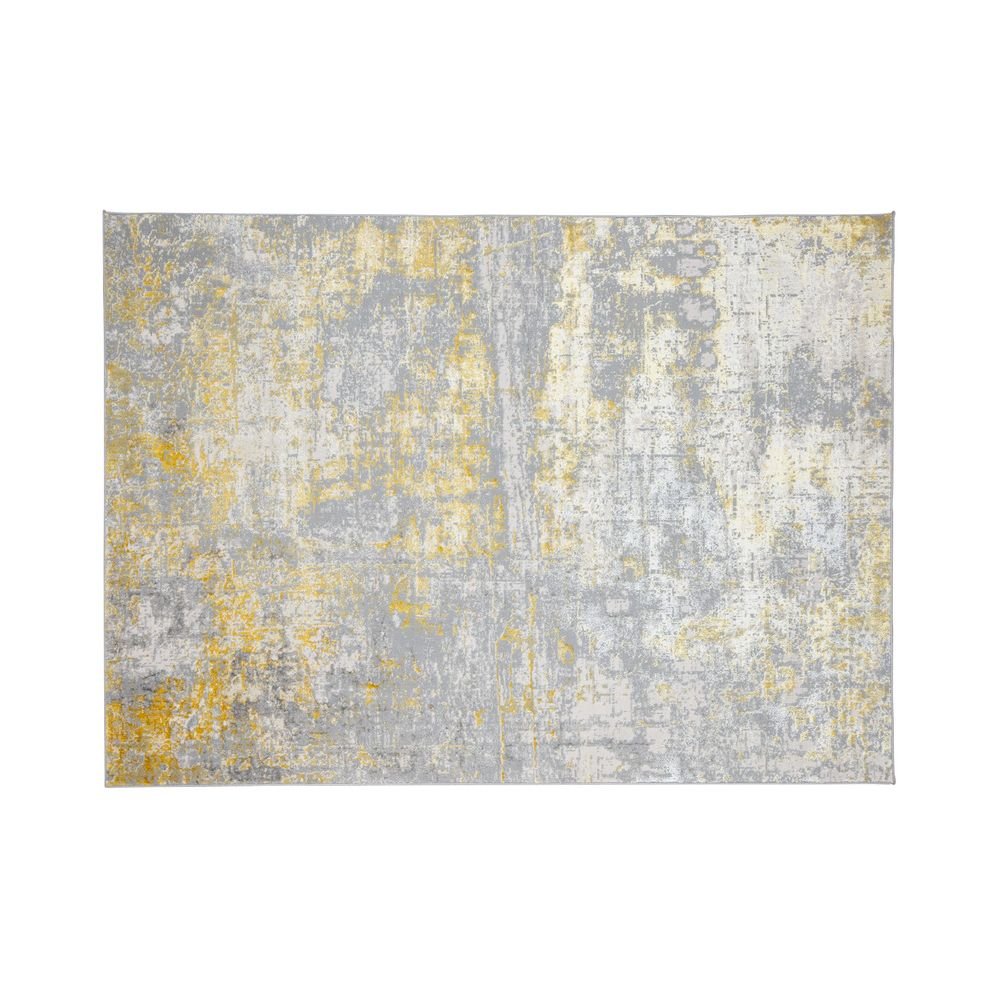 TAPETE LAVIN DENIZ U7010 | Tapete Decorativo para Recepción Hotel Hogar Departamento Sala | ORO CREMA GRIS | Varias Medidas | Rectangular | Interior - U7010-60 x 90 - LAVIN - NOGAL BEAT - Tapetes