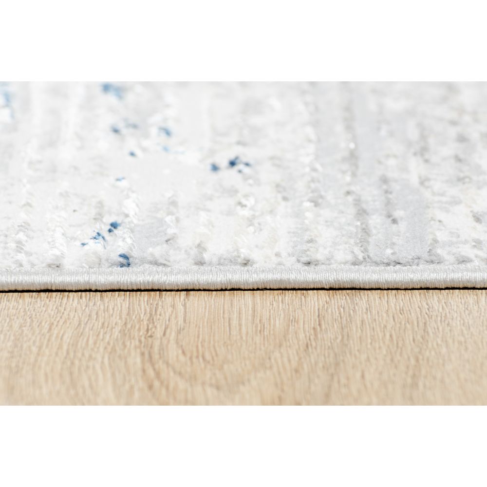 TAPETE LAVIN DENIZ U7018 | Tapete Decorativo para Recepción Hotel Hogar Departamento Sala | GRIS CREMA AZUL | Varias Medidas | Rectangular | Interior - U7018-60 x 90 - LAVIN - NOGAL BEAT - Tapetes