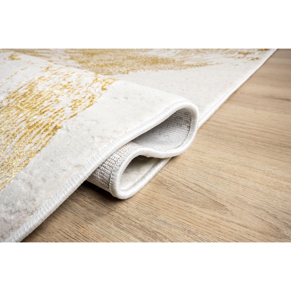 TAPETE LAVIN ELIF U6034 | Tapete Decorativo para Recepción Hotel Hogar Departamento Sala | ORO TAUPE | Varias Medidas | Rectangular | Interior - U6034-60 x 90 - LAVIN - NOGAL BEAT - Tapetes