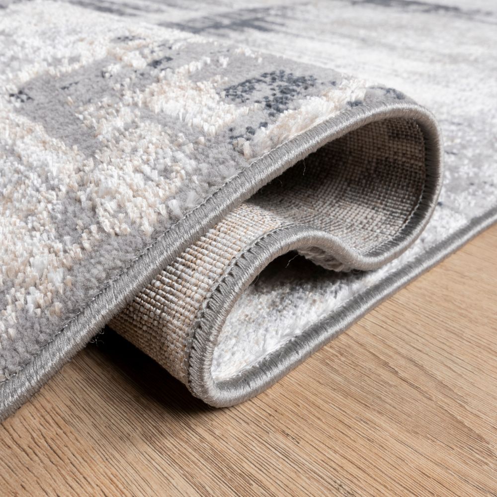 TAPETE LAVIN JASMINE U5013 | Tapete Decorativo para Recepción Hotel Hogar Departamento Sala | GRIS NEGRO | Varias Medidas | Rectangular | Interior - U5013-60 x 90 - LAVIN - NOGAL BEAT - Tapetes