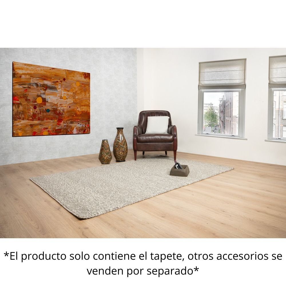 TAPETE LAVIN LATUR N8003 | Tapete Decorativo para Recepción Hotel Hogar Departamento Sala | GRIS | Varias Medidas | Rectangular | Interior - N8003-60 x 90 - LAVIN - NOGAL BEAT - Tapetes