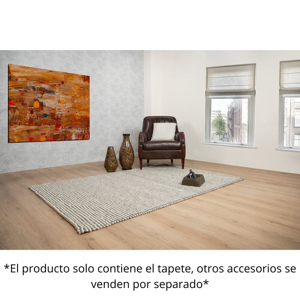 TAPETE LAVIN LATUR N8004 | Tapete Decorativo para Recepción Hotel Hogar Departamento Sala | GRIS MARFIL | Varias Medidas | Rectangular | Interior - N8004-60 x 90 - LAVIN - NOGAL BEAT - Tapetes