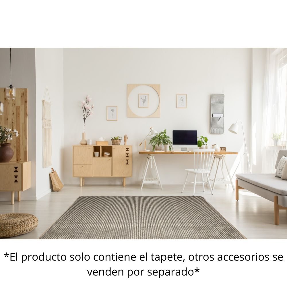 TAPETE LAVIN LATUR N8004 | Tapete Decorativo para Recepción Hotel Hogar Departamento Sala | GRIS MARFIL | Varias Medidas | Rectangular | Interior - N8004-60 x 90 - LAVIN - NOGAL BEAT - Tapetes