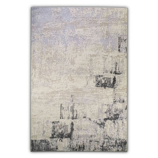 TAPETE LAVIN MARDIN T4006 | Tapete Decorativo para Recepción Hotel Hogar Departamento Sala | GRIS CREMA | Varias Medidas | Rectangular | Interior - T4006-60x90 - LAVIN - NOGAL BEAT - Tapetes