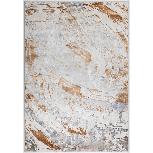 TAPETE LAVIN MELET U5033 | Tapete Decorativo para Interiores | Oro + Gris | Varias Medidas | Interior - U5033 60x90 - LAVIN - NOGAL BEAT - Tapetes