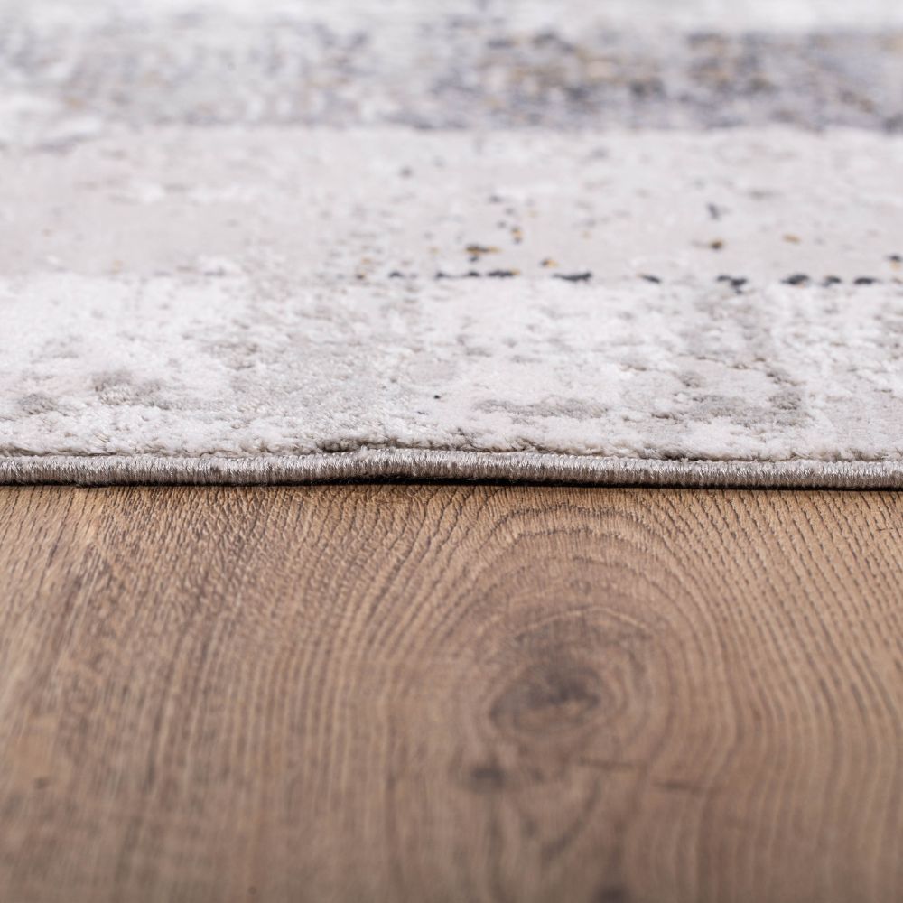 TAPETE LAVIN RENNES U2002 | Tapete Decorativo para Recepción Hotel Hogar Departamento Sala | GRIS | Varias Medidas | Rectangular | Interior - U2002-60 x 90 - LAVIN - NOGAL BEAT - Tapetes