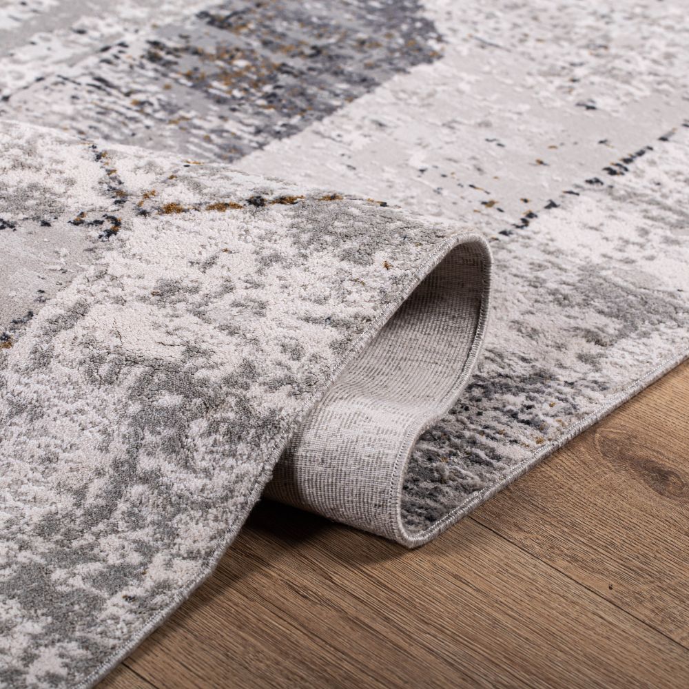 TAPETE LAVIN RENNES U2002 | Tapete Decorativo para Recepción Hotel Hogar Departamento Sala | GRIS | Varias Medidas | Rectangular | Interior - U2002-60 x 90 - LAVIN - NOGAL BEAT - Tapetes