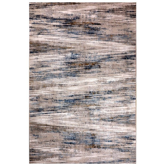 TAPETE LAVIN RENNES U2007 | Tapete Decorativo para Recepción Hotel Hogar Departamento Sala | AZUL CREMA | Varias Medidas | Rectangular | Interior - U2007-60 x 90 - LAVIN - NOGAL BEAT - Tapetes