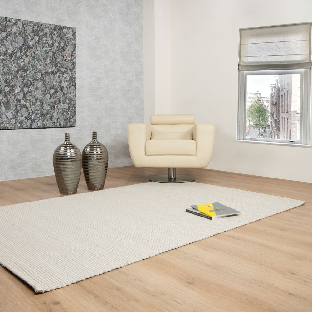 TAPETE LAVIN SAIRA D1004 | Tapete Decorativo para Recepción Hotel Hogar Departamento Sala | MARFIL PLATA | Varias Medidas | Rectangular | Interior - D1004-60 x 90 - LAVIN - NOGAL BEAT - Tapetes