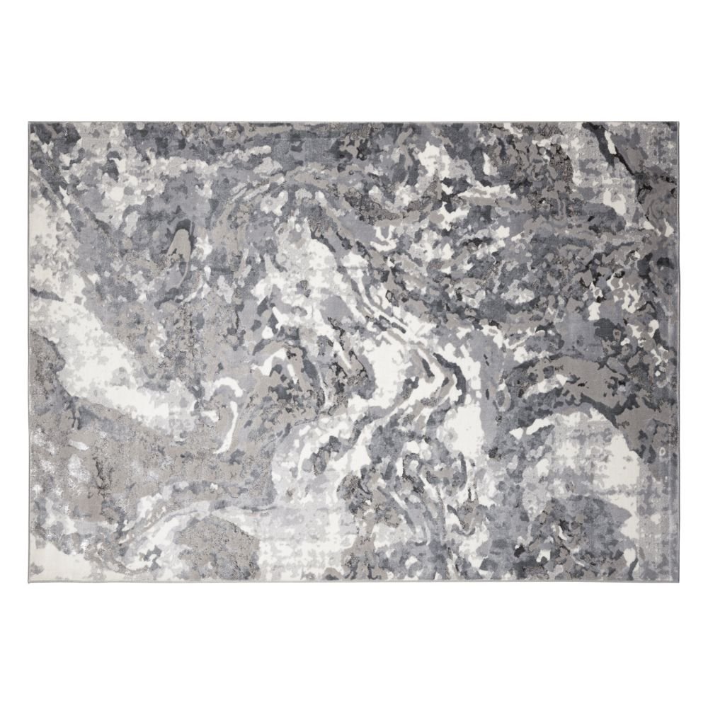 TAPETE LAVIN SAMIRA U5001 | Tapete Decorativo para Recepción Hotel Hogar Departamento Sala | GRIS PLATA | Varias Medidas | Rectangular | Interior - U5001-60 x 90 - LAVIN - NOGAL BEAT - Tapetes