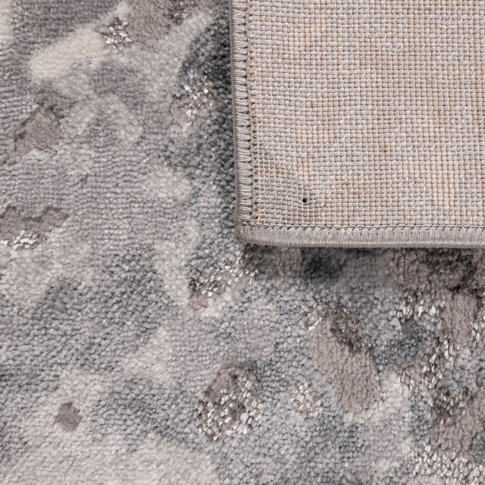 TAPETE LAVIN SAMIRA U5001 | Tapete Decorativo para Recepción Hotel Hogar Departamento Sala | GRIS PLATA | Varias Medidas | Rectangular | Interior - U5001-60 x 90 - LAVIN - NOGAL BEAT - Tapetes