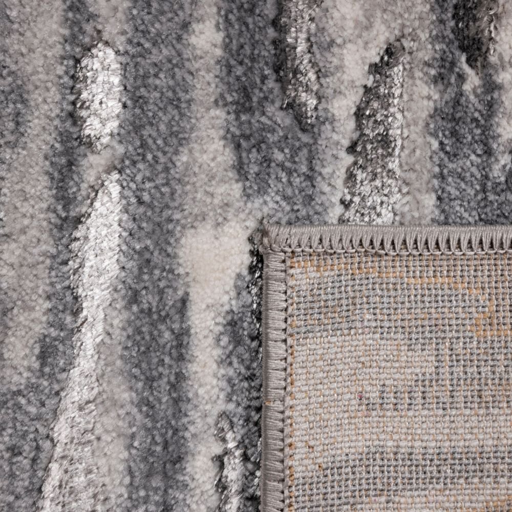 TAPETE LAVIN SAMIRA U5002 | Tapete Decorativo para Recepción Hotel Hogar Departamento Sala | GRIS PLATA | Varias Medidas | Rectangular | Interior - U5002-60 x 90 - LAVIN - NOGAL BEAT - Tapetes