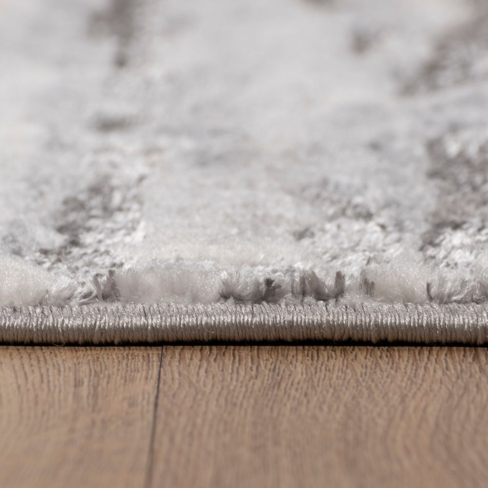 TAPETE LAVIN SAMIRA U5002 | Tapete Decorativo para Recepción Hotel Hogar Departamento Sala | GRIS PLATA | Varias Medidas | Rectangular | Interior - U5002-60 x 90 - LAVIN - NOGAL BEAT - Tapetes