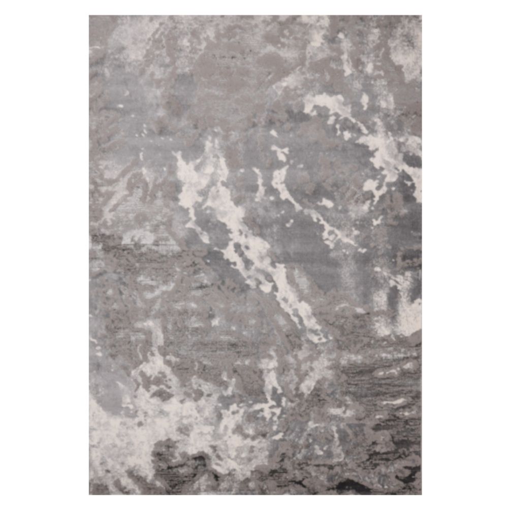 TAPETE LAVIN SAMIRA U5005 | Tapete Decorativo para Recepción Hotel Hogar Departamento Sala | GRIS PLATA | Varias Medidas | Rectangular | Interior - U5005-60 x 90 - LAVIN - NOGAL BEAT - Tapetes