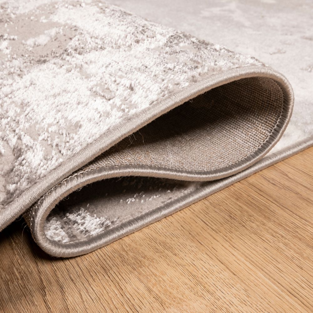 TAPETE LAVIN SAMIRA U5005 | Tapete Decorativo para Recepción Hotel Hogar Departamento Sala | GRIS PLATA | Varias Medidas | Rectangular | Interior - U5005-60 x 90 - LAVIN - NOGAL BEAT - Tapetes