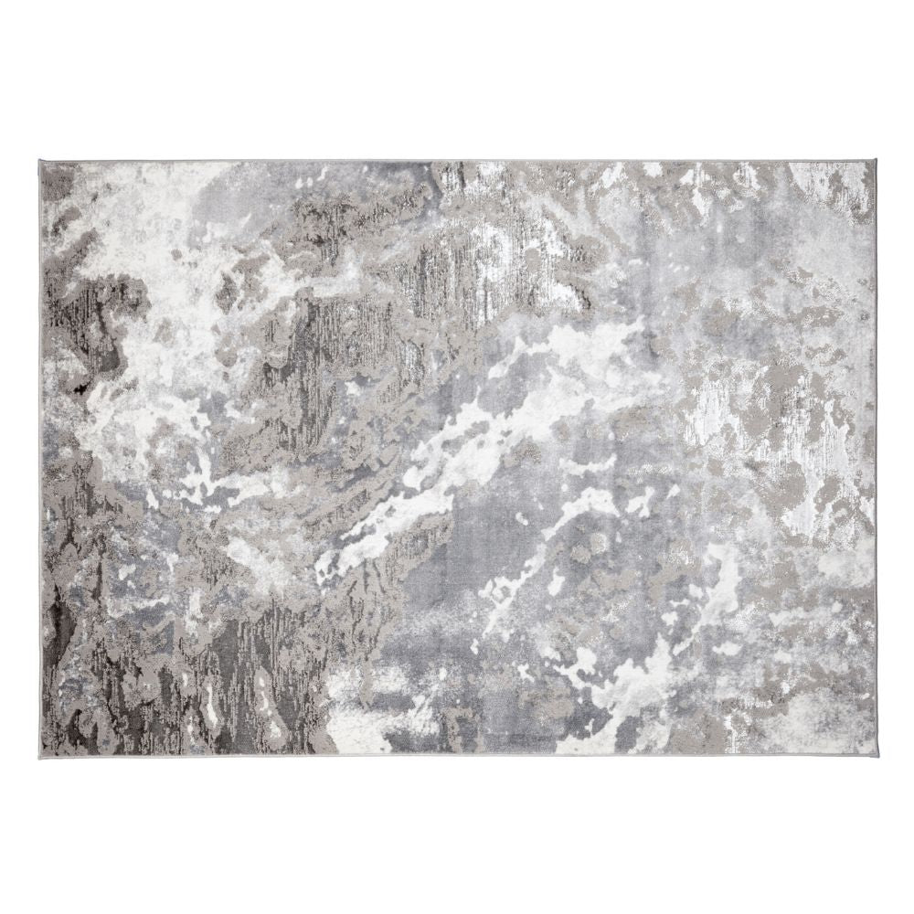 TAPETE LAVIN SAMIRA U5005 | Tapete Decorativo para Recepción Hotel Hogar Departamento Sala | GRIS PLATA | Varias Medidas | Rectangular | Interior - U5005-60 x 90 - LAVIN - NOGAL BEAT - Tapetes