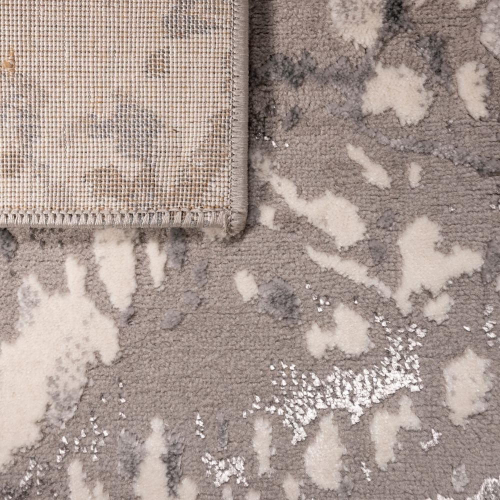 TAPETE LAVIN SAMIRA U5007 | Tapete Decorativo para Recepción Hotel Hogar Departamento Sala | GRIS PLATA | Varias Medidas | Rectangular | Interior - U5007-60 x 90 - LAVIN - NOGAL BEAT - Tapetes