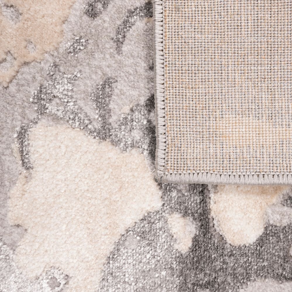 TAPETE LAVIN SAMIRA U5008 | Tapete Decorativo para Recepción Hotel Hogar Departamento Sala | GRIS PLATA | Varias Medidas | Rectangular | Interior - U5008-60 x 90 - LAVIN - NOGAL BEAT - Tapetes