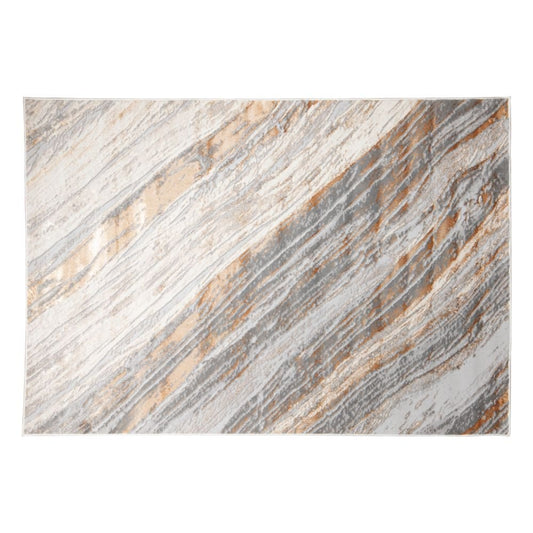 TAPETE LAVIN TERRA T9033 | Tapete Decorativo para Recepción Hotel Hogar Departamento Sala | CREMA ORO | Varias Medidas | Rectangular | Interior - T9033-60 x 90 - LAVIN - NOGAL BEAT - Tapetes