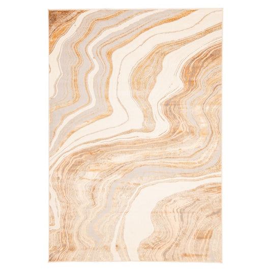 TAPETE LAVIN TERRA T9036 | Tapete Decorativo para Recepción Hotel Hogar Departamento Sala | CREMA ORO | Varias Medidas | Rectangular | Interior - T9036-60 x 90 - LAVIN - NOGAL BEAT - Tapetes