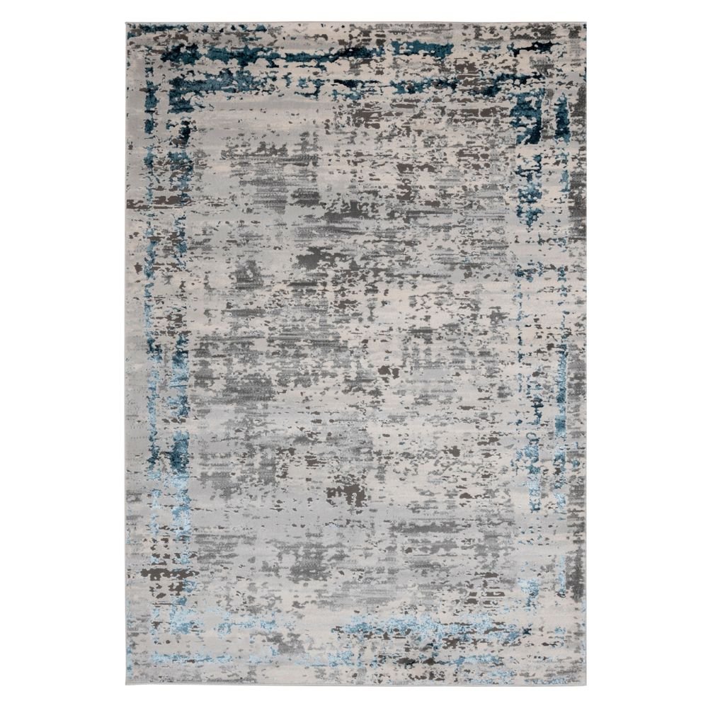 TAPETE LAVIN YEMINA T4038 | Tapete Decorativo para Recepción Hotel Hogar Departamento Sala | GRIS AZUL | Varias Medidas | Rectangular y Circular | Interior - T4038-60 x 90 - LAVIN - NOGAL BEAT - Tapetes